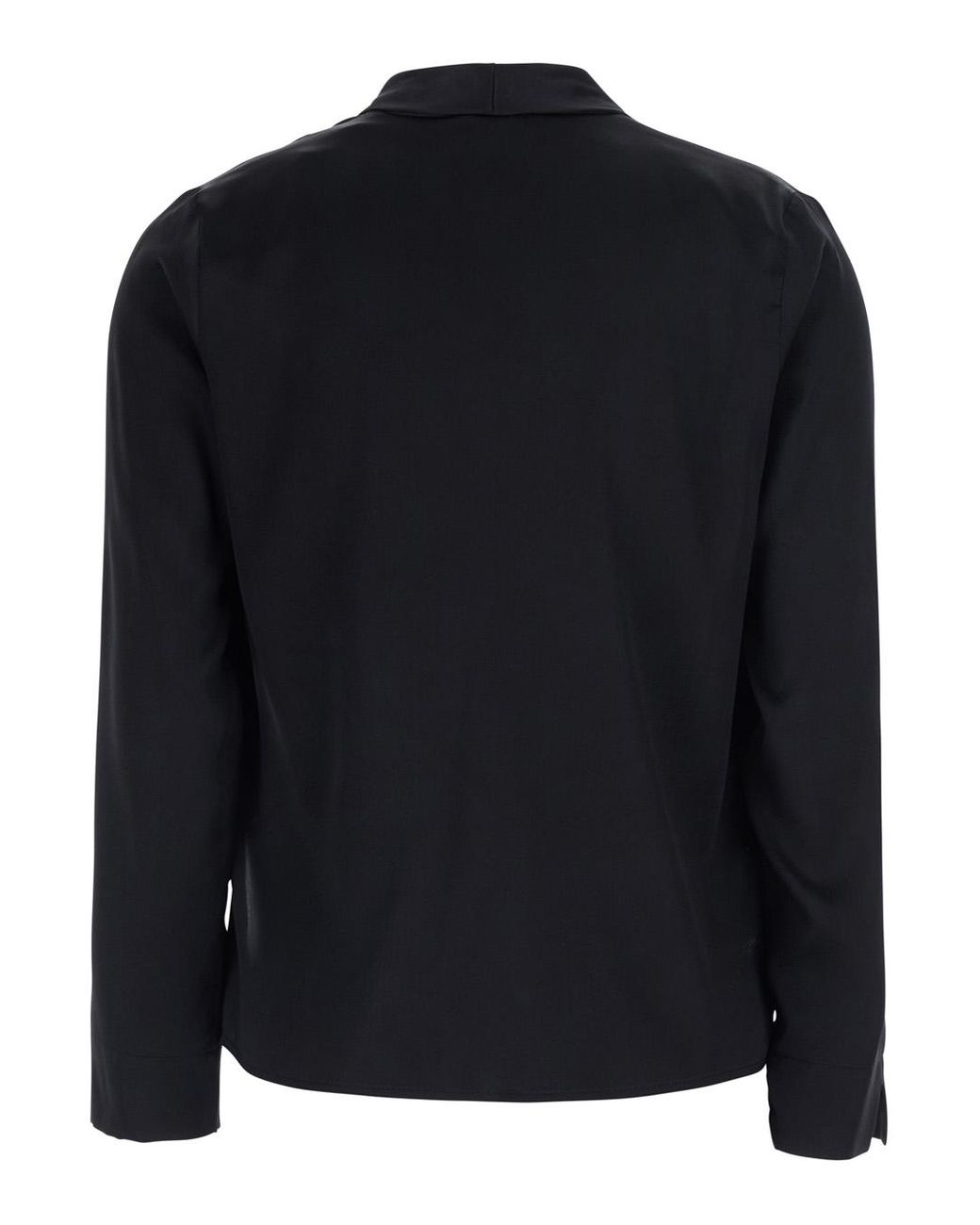 Le Plain Blue Georgette Blouse Blouses