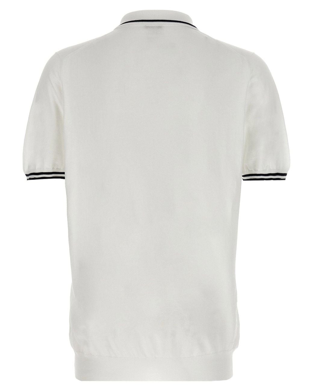 Kiton White Ciro Polo