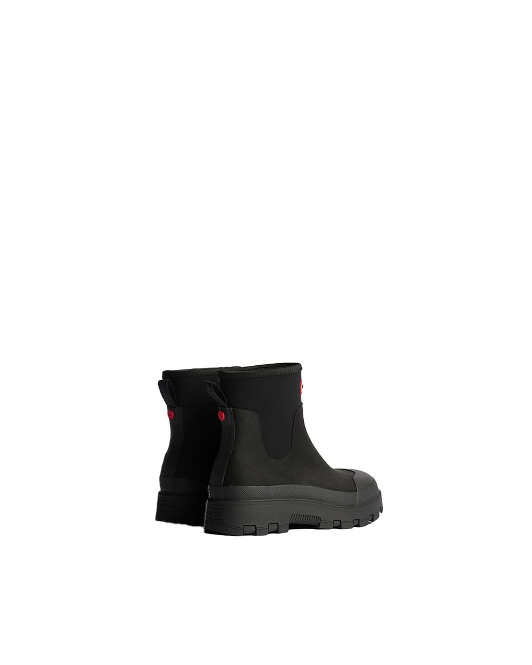 Hunter White Chelsea Boots Rubber
