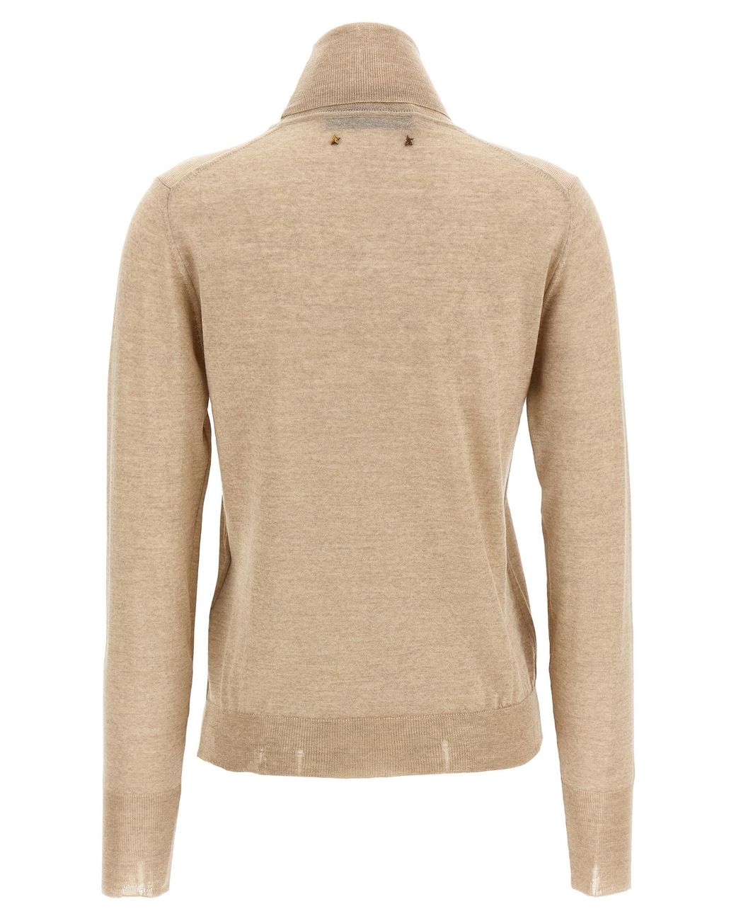 Golden Goose Deluxe Brand Natural Virgin Wool Cardigan