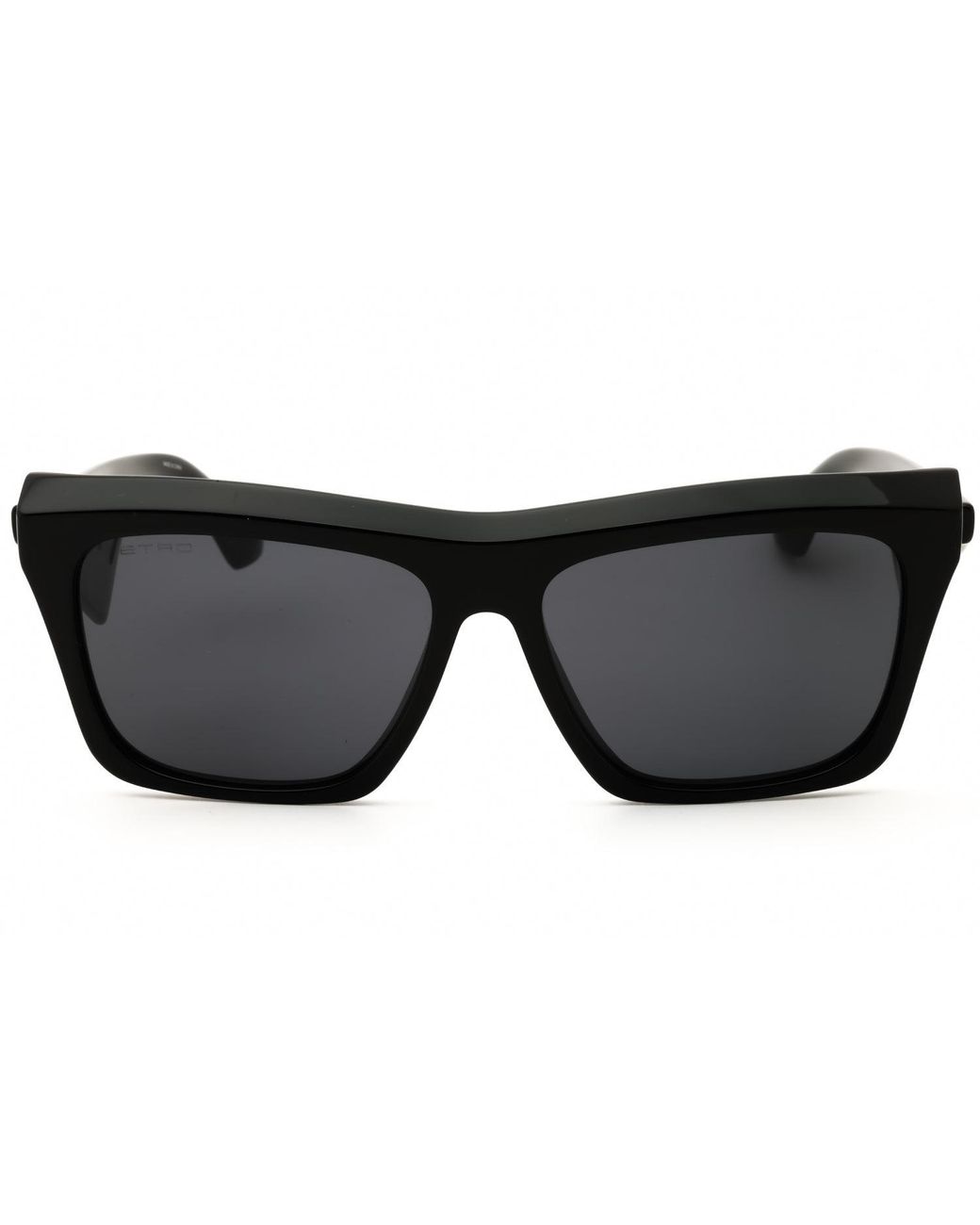 Etro Black Etro Etro0095S Rectangular Dark Lens Sunglasses
