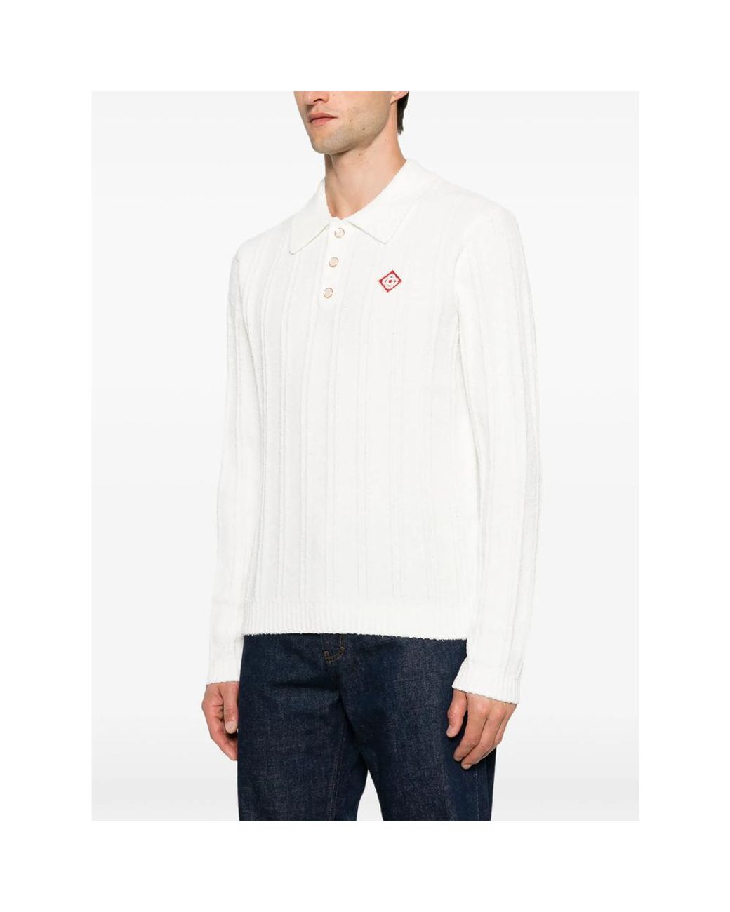 Casablanca White Polo Shirts for men