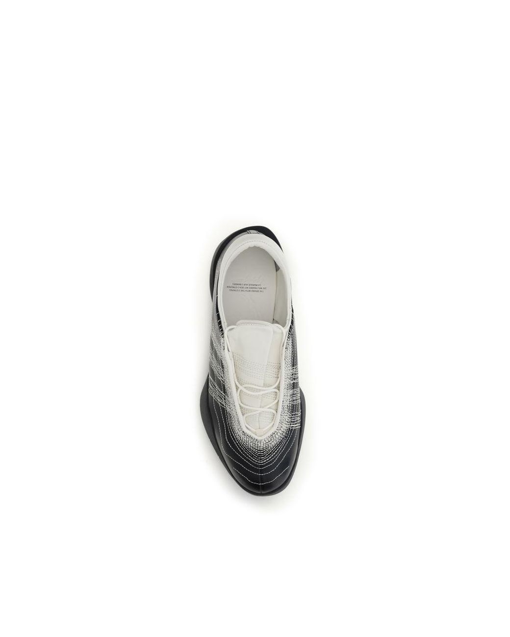 Y-3 Black Rubber Athletic Sneakers for men
