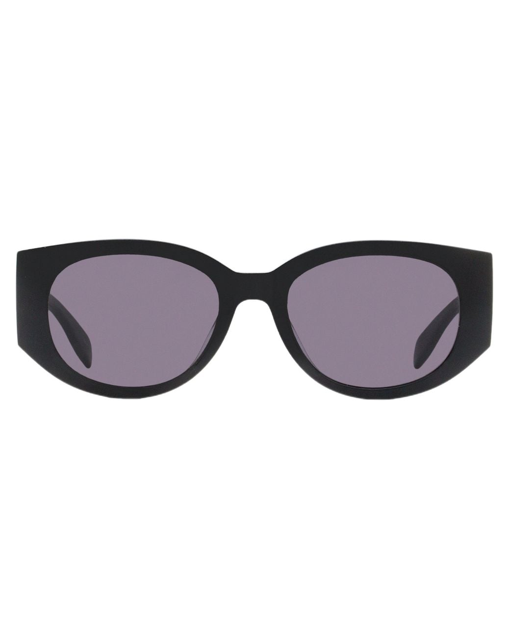 McQueen Black Graffiti Logo Sunglasses Am0330S 002- 54Mm 30 Plastic (Acetate/Injected)
