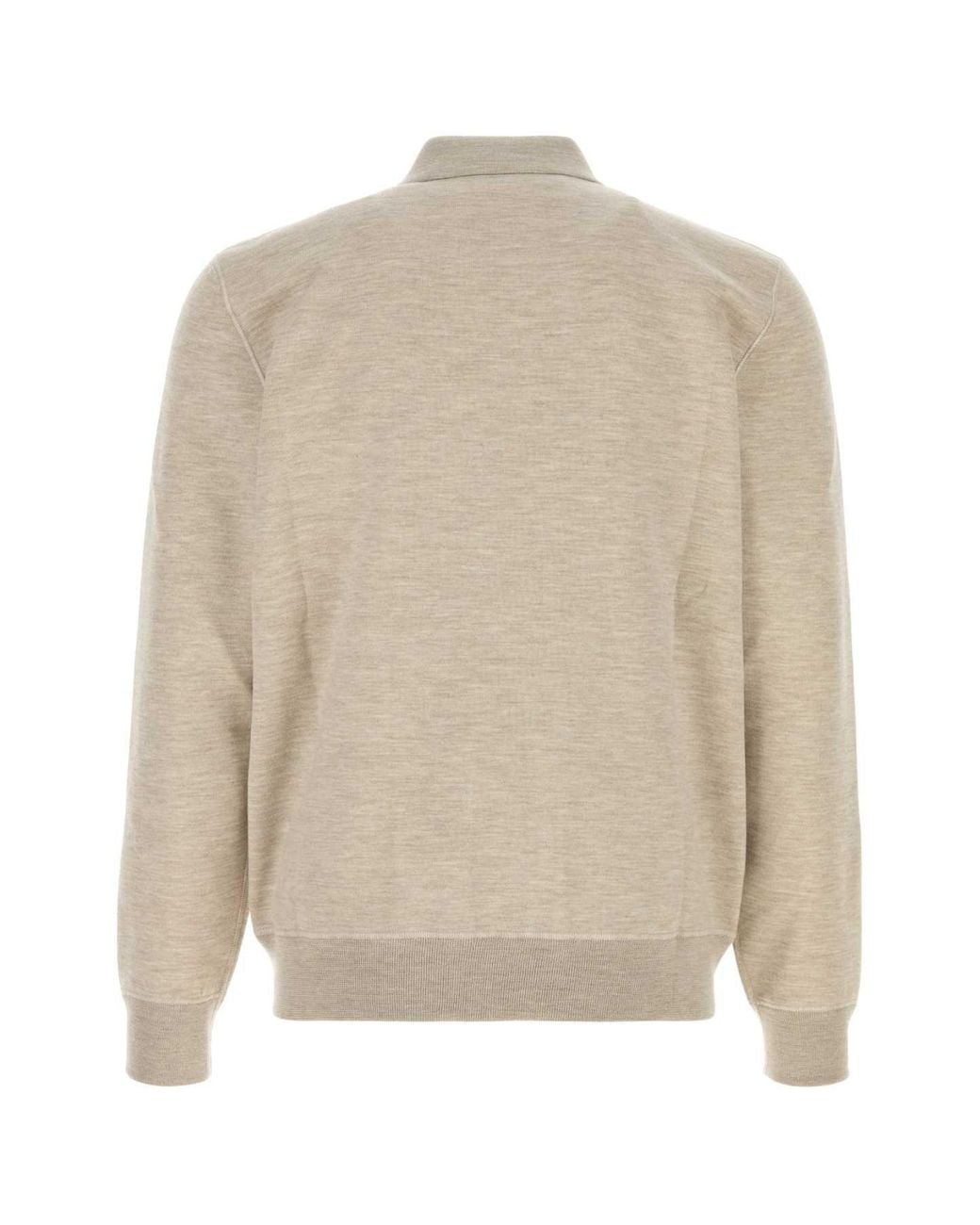 Brioni Natural Stretch Cotton-Blend Sweatshirt for men