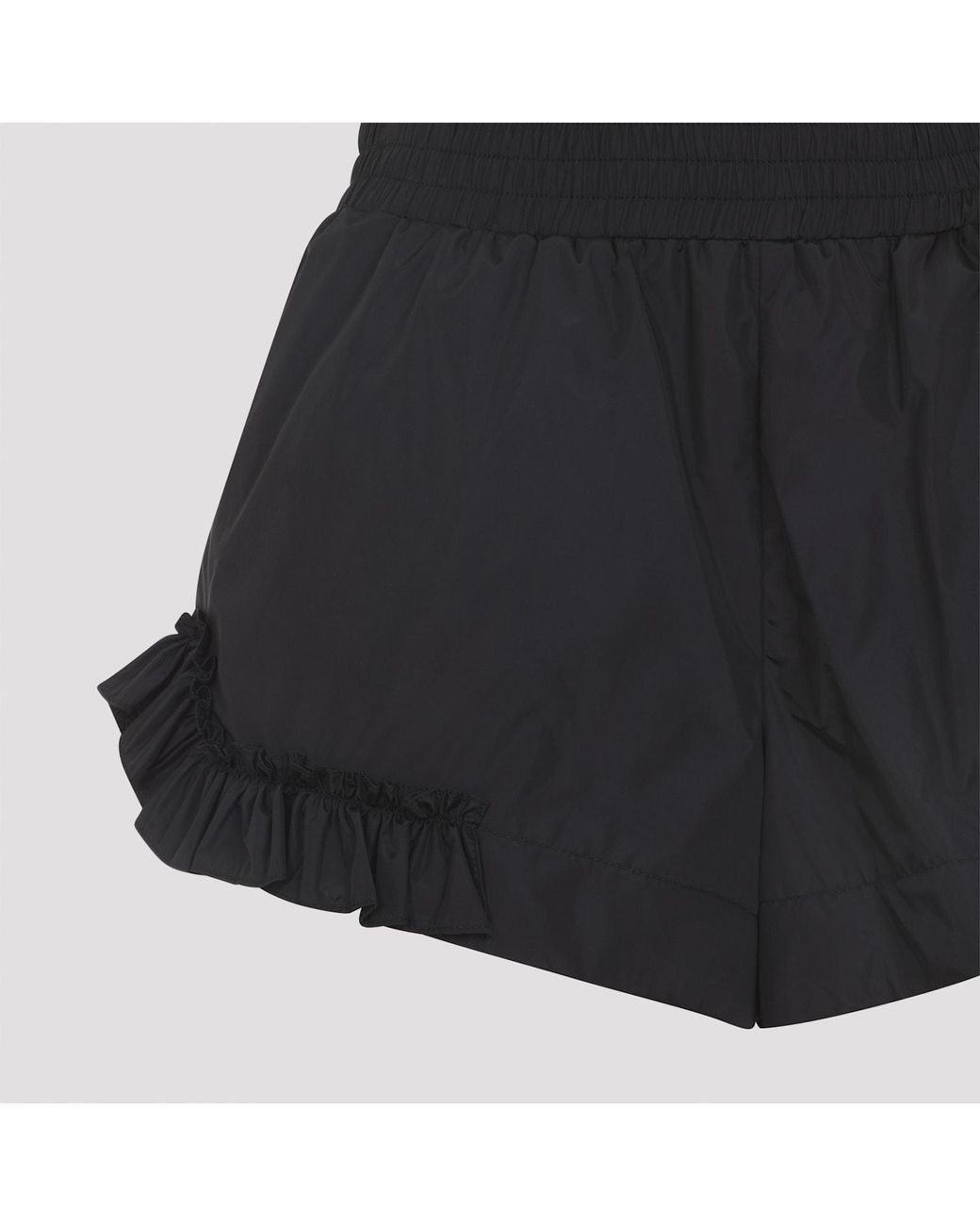 Simone Rocha Black Frill Track Shorts
