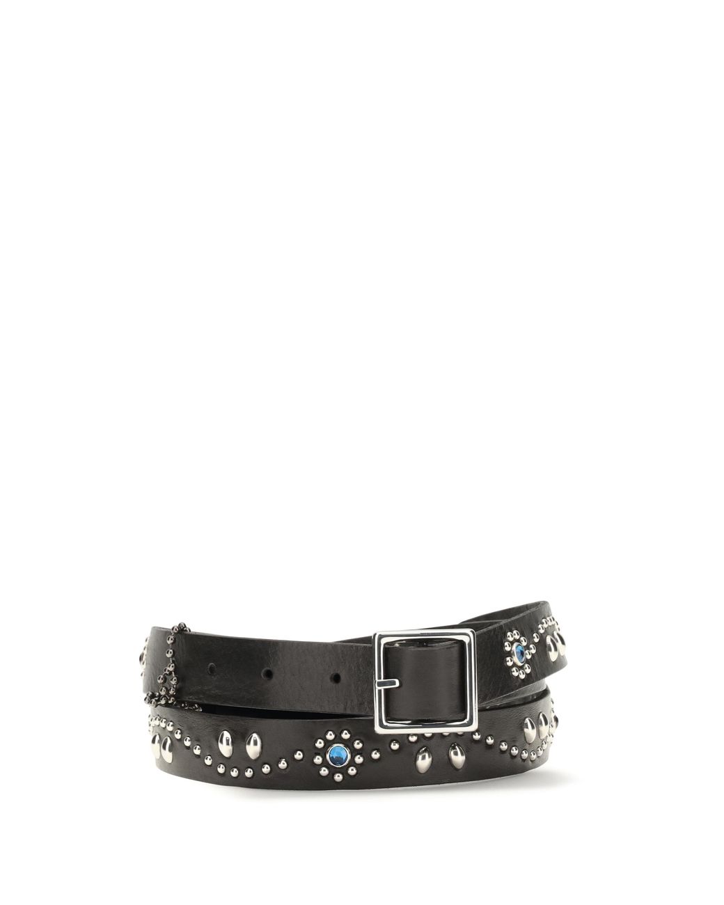 HTC White Leather Belt Appaloosa Calf