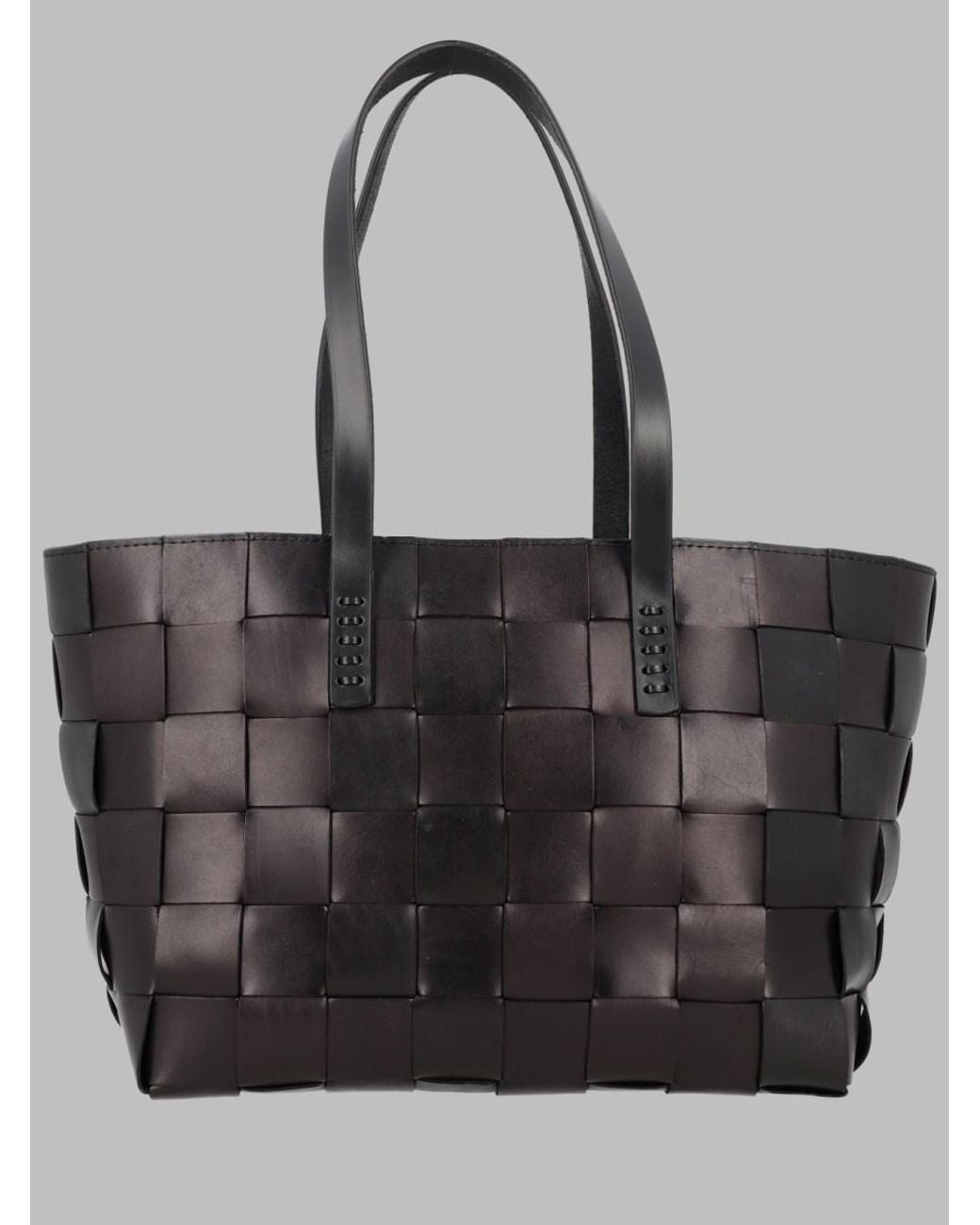 Dragon Diffusion Black Japan Leather Tote Bag Hand