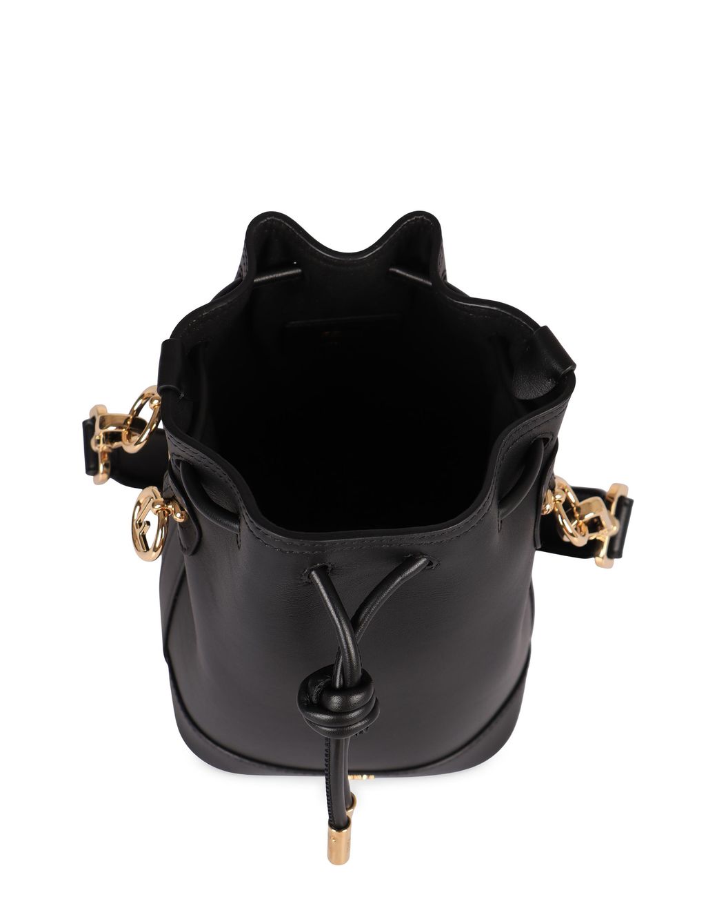 Fendi Black Minibag Mon Tresor Leather Calf Bucket Bags