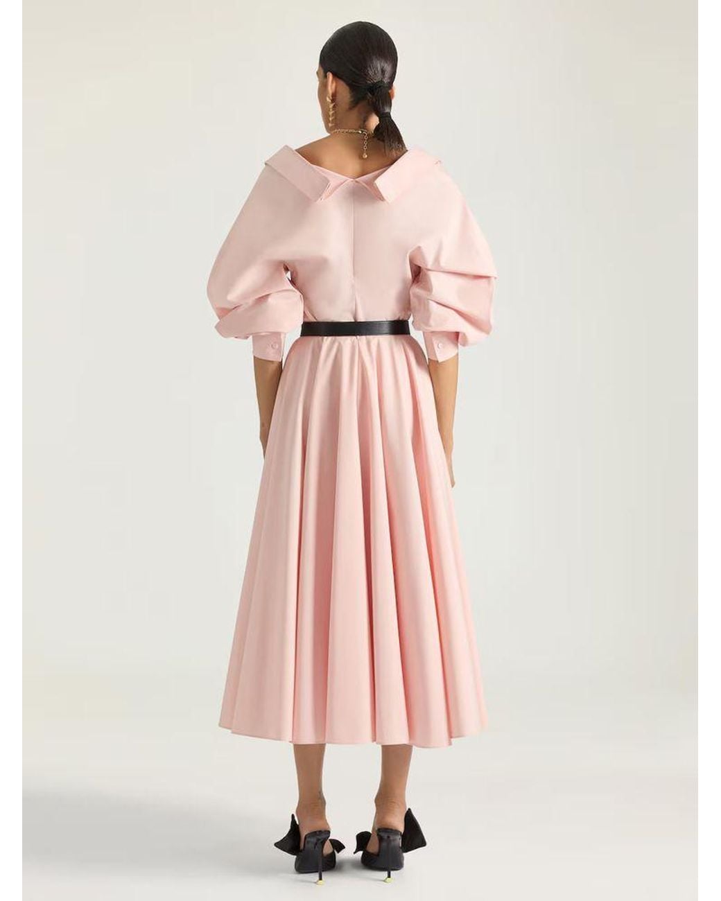 Givenchy Pink Givenchy Pleated A-Line Skirt