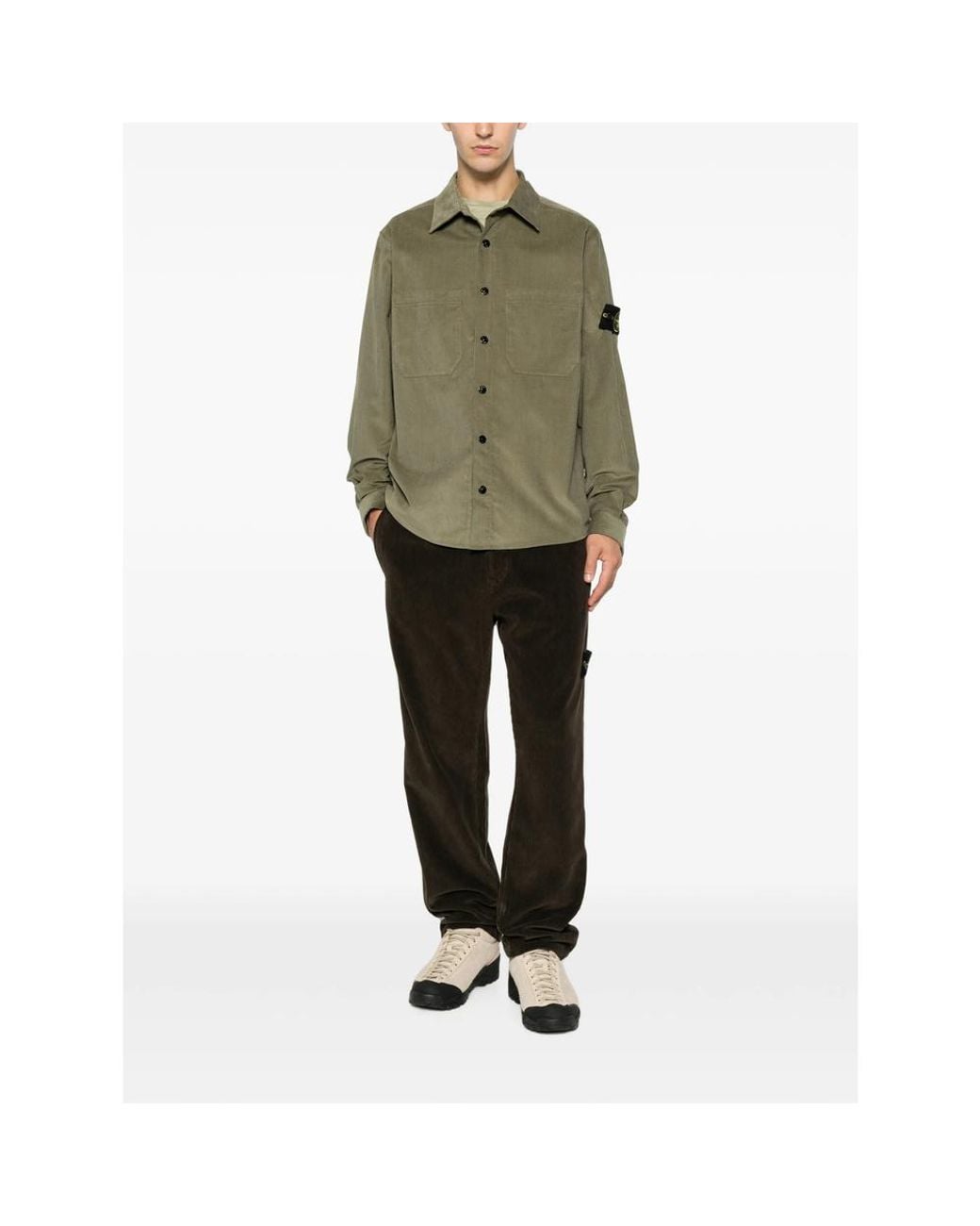 Stone Island Green Shirts for men