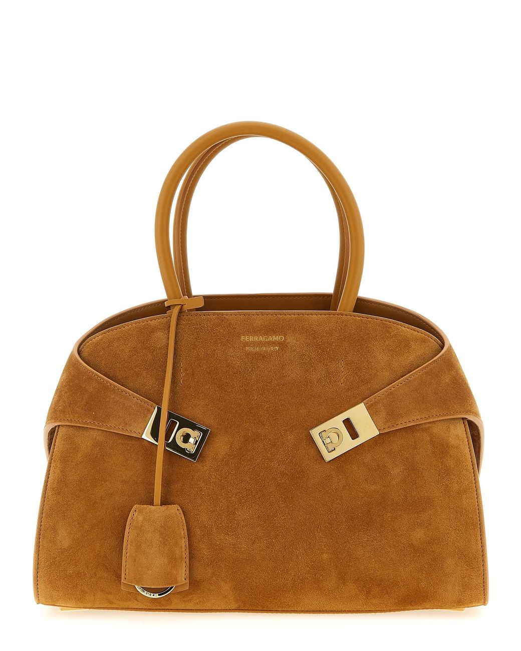 Ferragamo Brown 'Hug Th S' Handbag