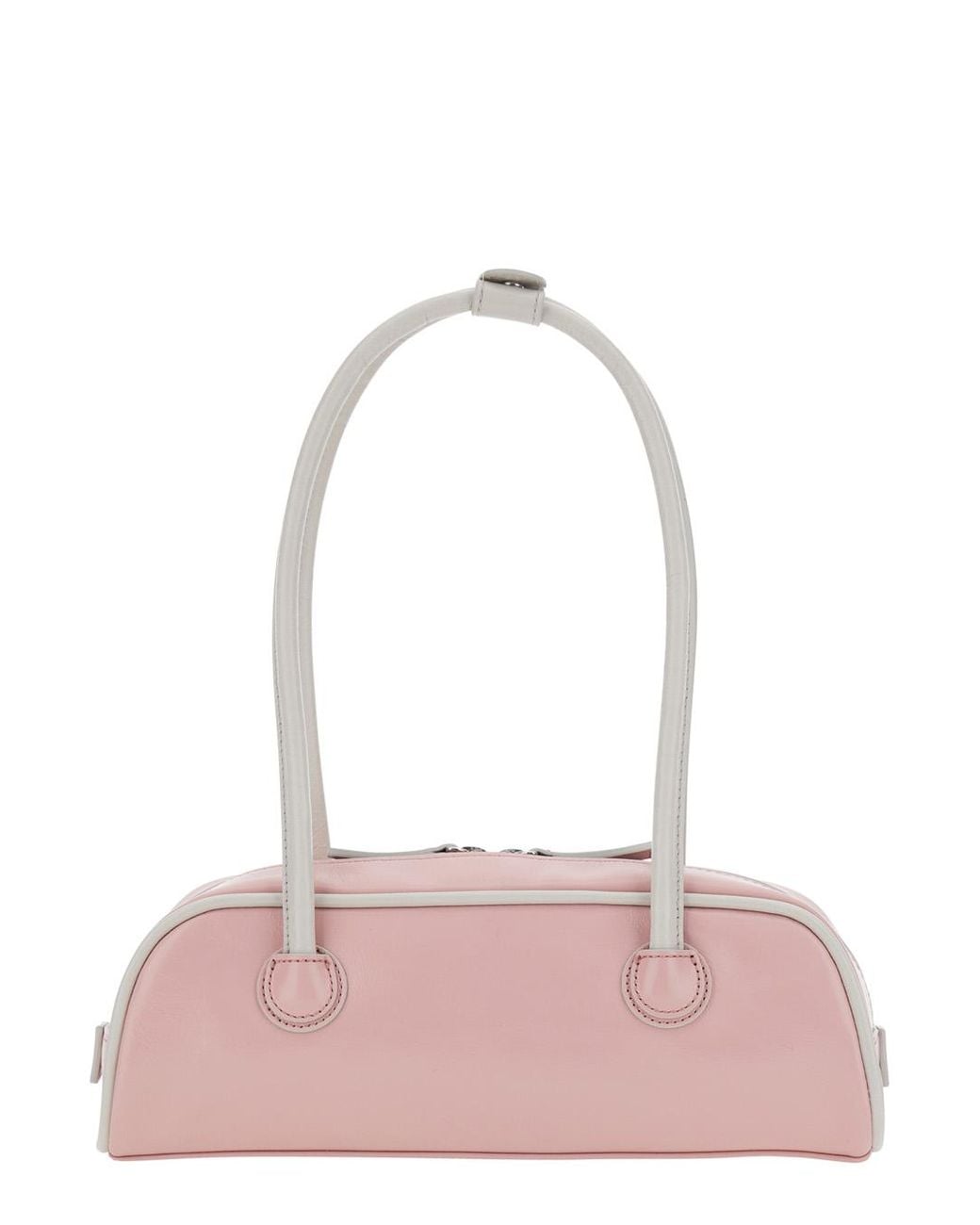 MARGE SHERWOOD Pink Soft Baguette Mini (Piping) Shoulder Bag
