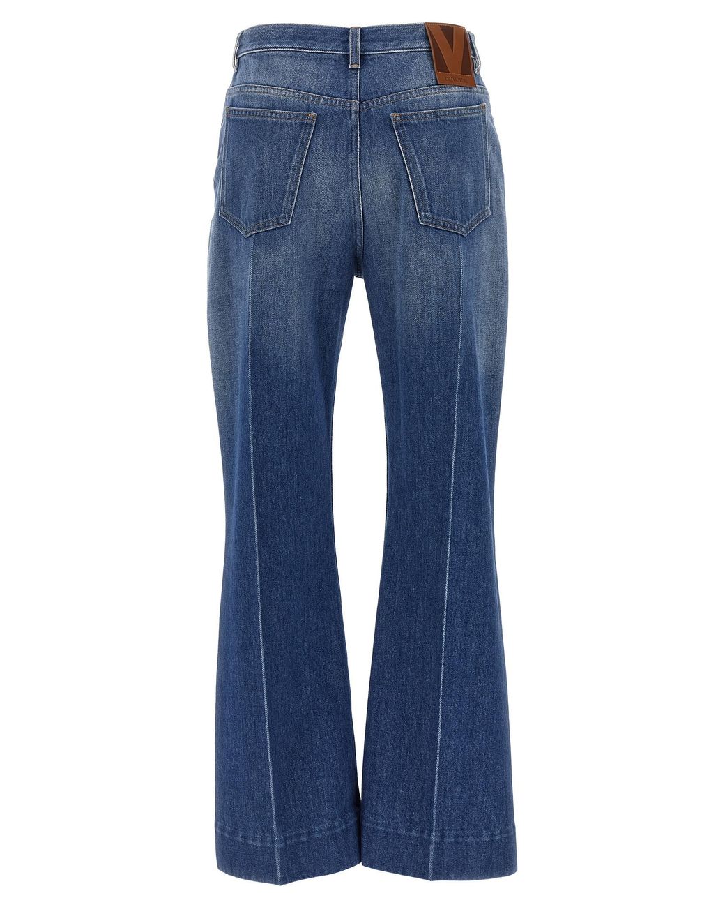Valentino Garavani Blue Flared Jeans Cotton