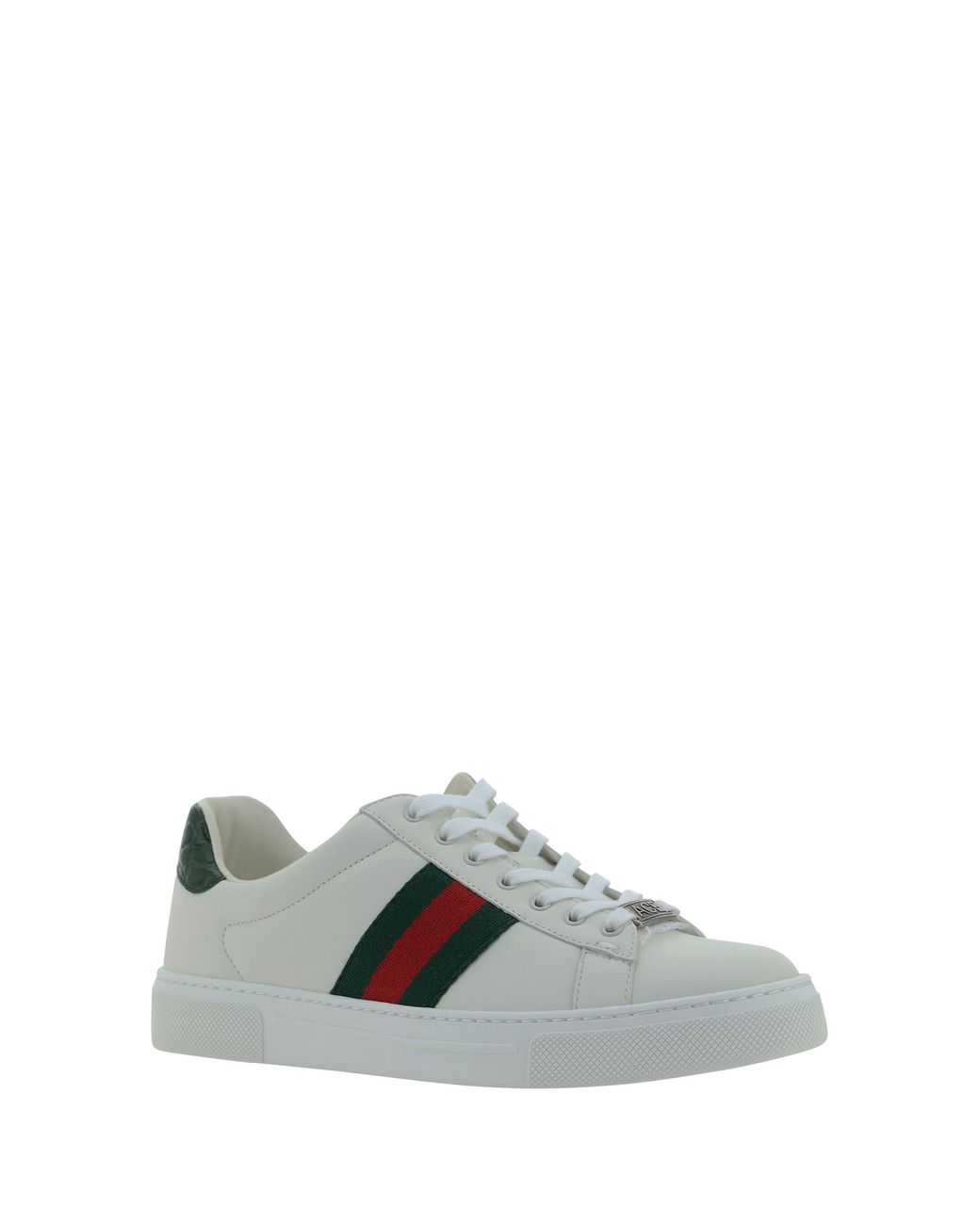 Gucci White Leather Sneakers