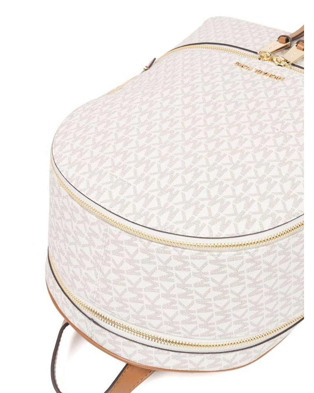 Michael Kors White Backpack 89.Coated Canvas