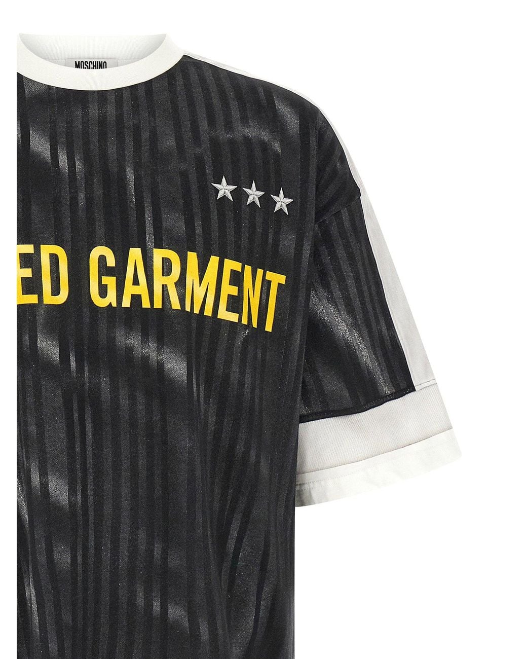 Moschino Black Trompe-L'Œil Print T-Shirt