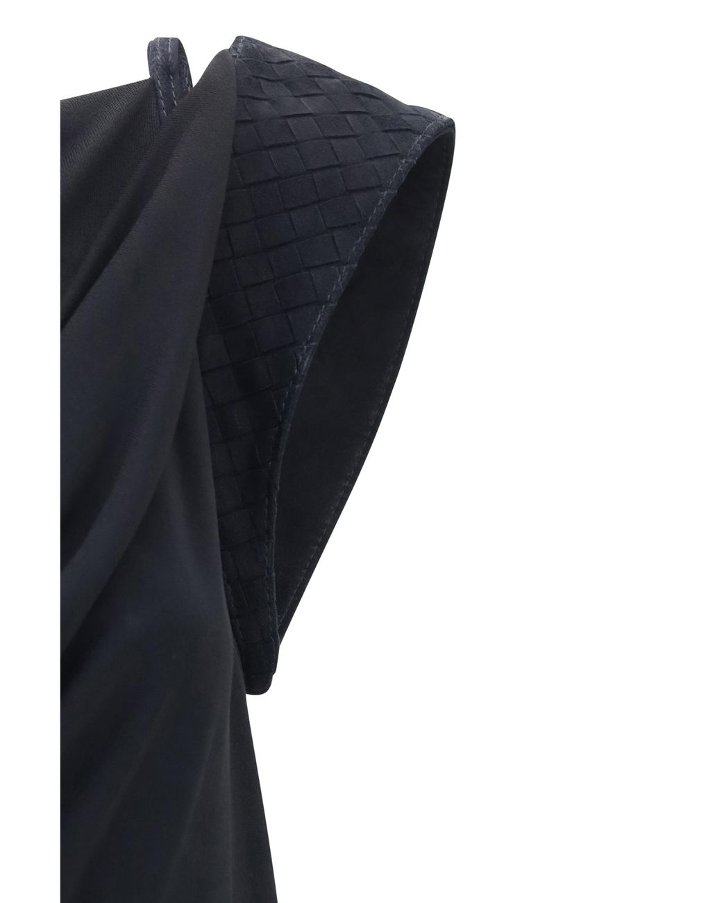 Bottega Veneta Black Dress Viscose Crêpe Jersey
