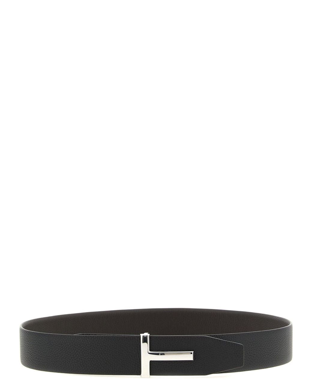 Tom Ford White Icon Belt for men