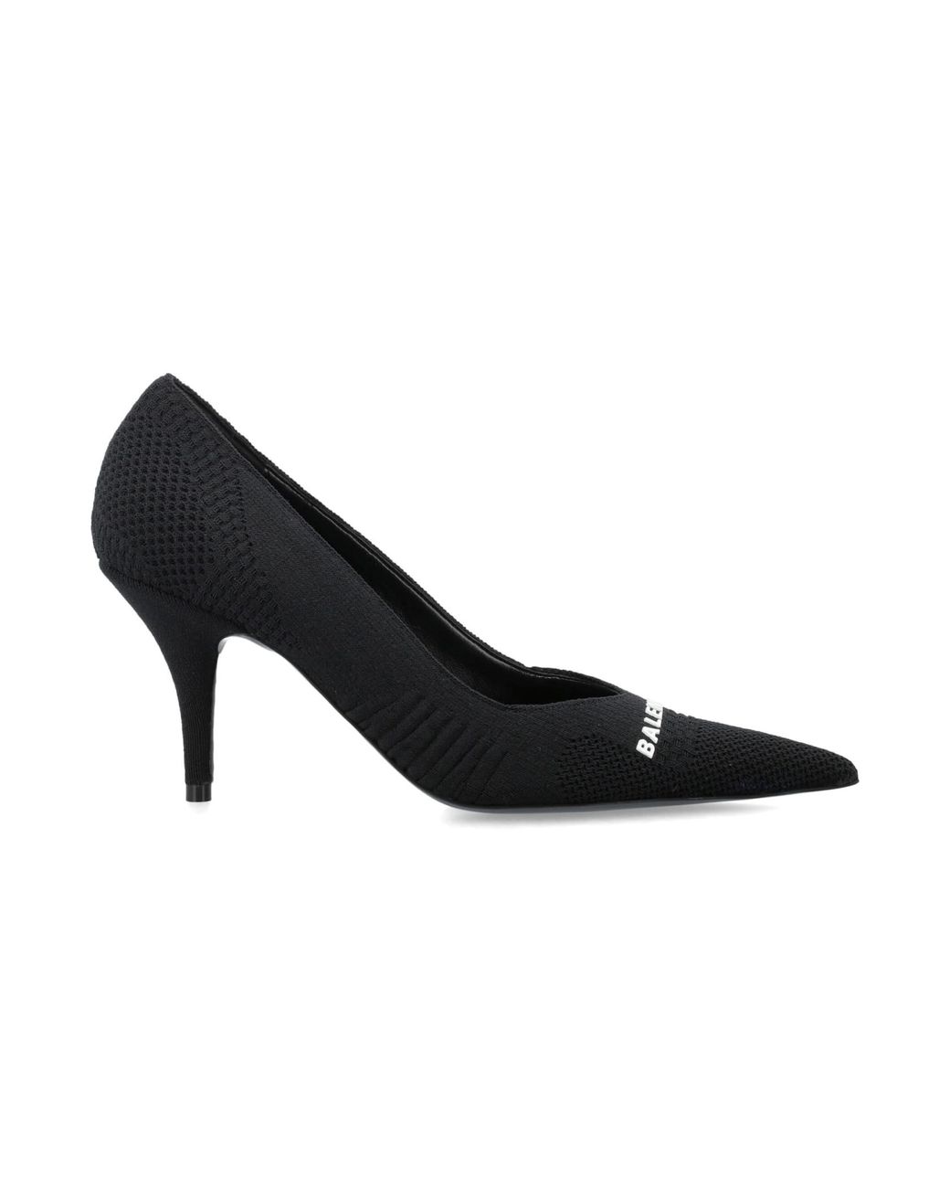 Balenciaga Pump Logo in Black Lyst UK