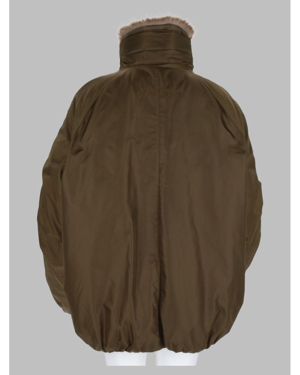 Stand Studio Green Jacket Thilda Nylon