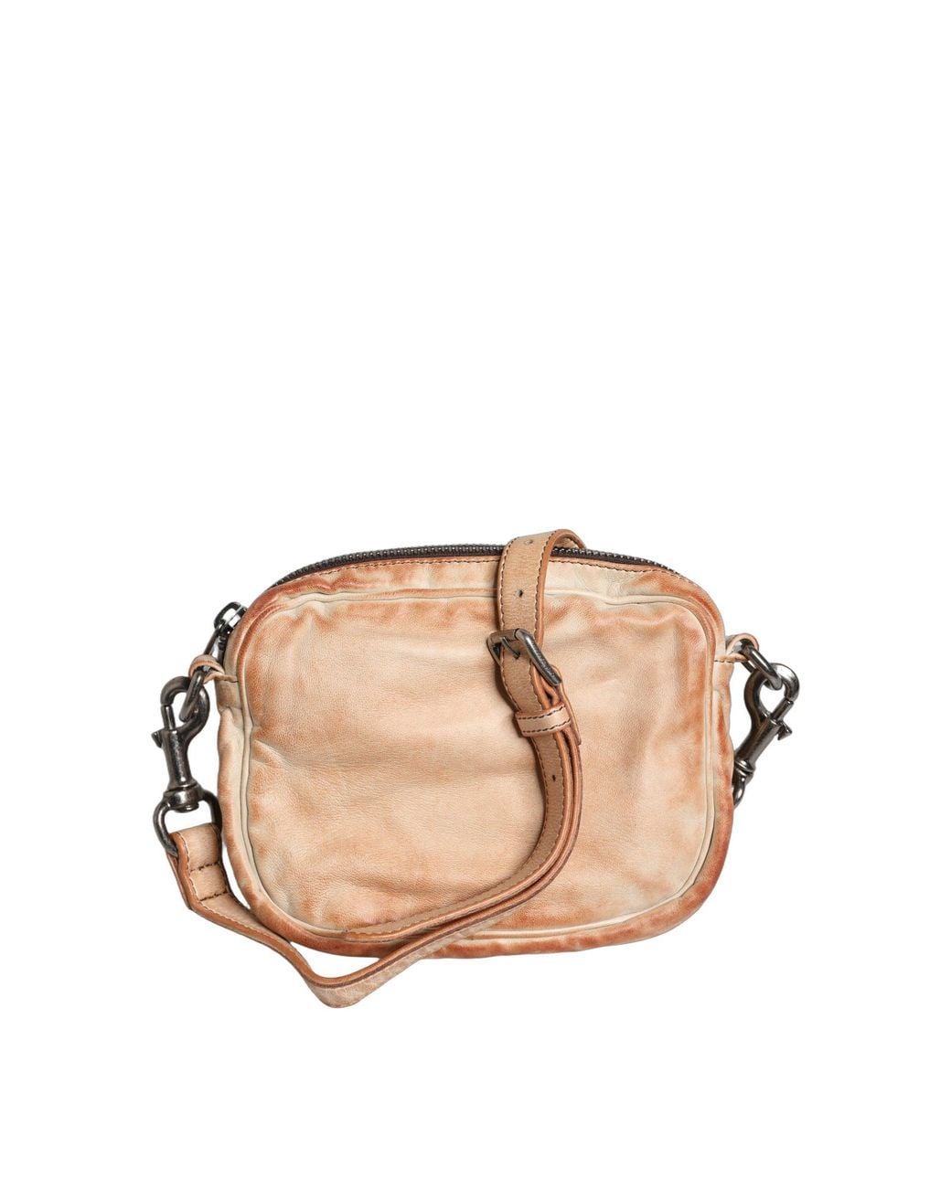 Dolce & Gabbana Natural Vintage Leather Logo Plaque Shoulder Borse Bag Sheep for men