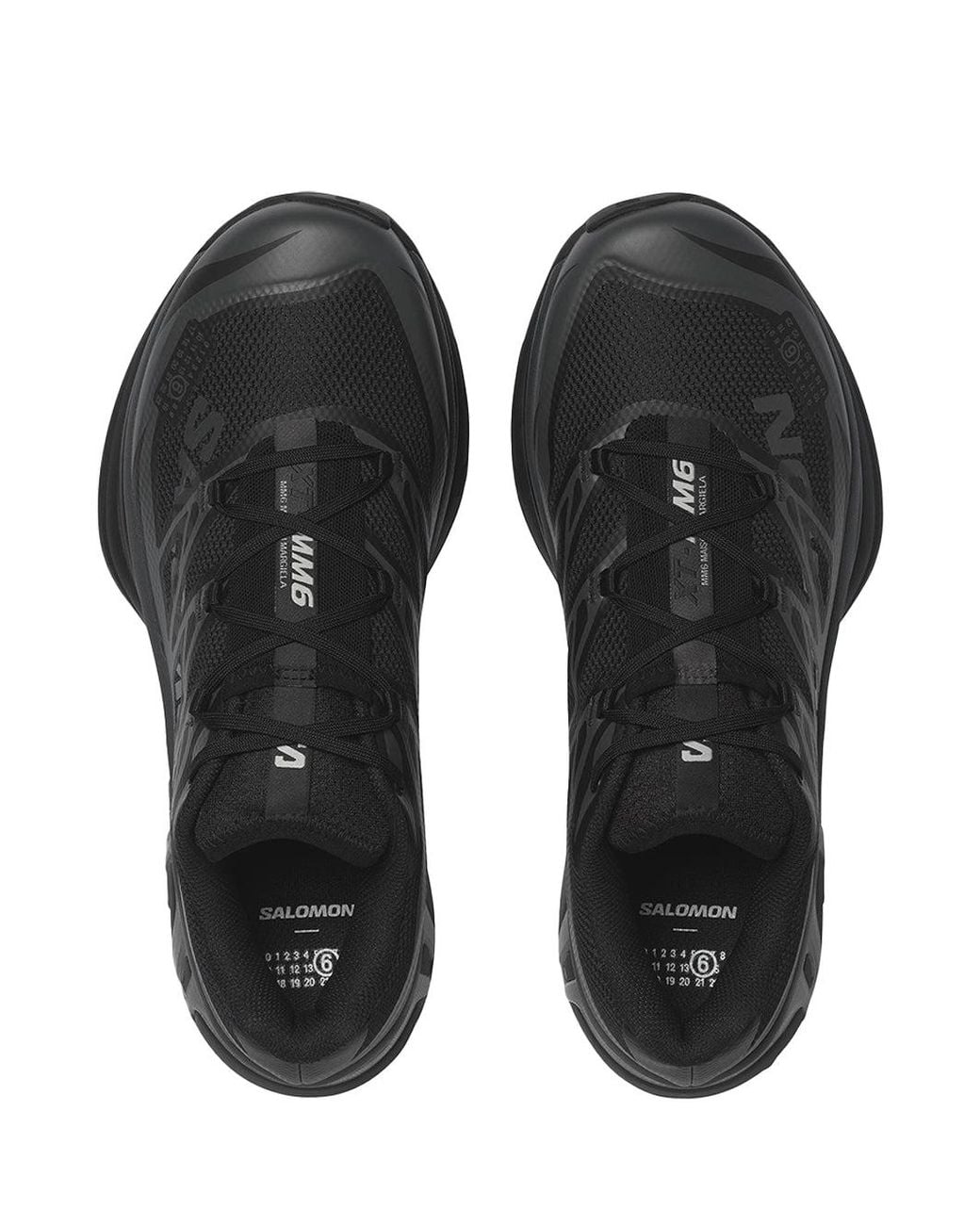 MM6 by Maison Margiela Black Mm6 & Salomon Sportstyle Intersections Sneaker
