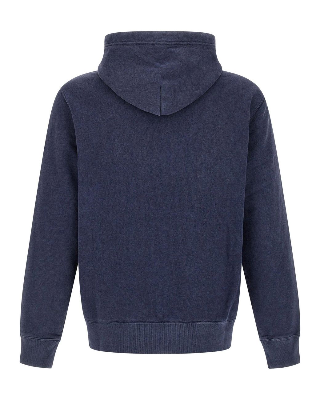 Polo Ralph Lauren Blue Logo-Embroidered Cotton Hoodie