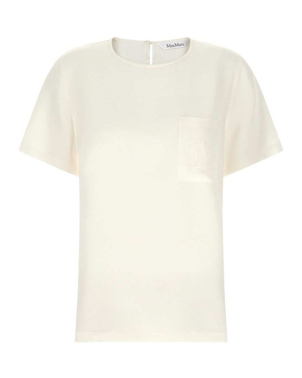 Max Mara White 'Mxmpagano' Blouse