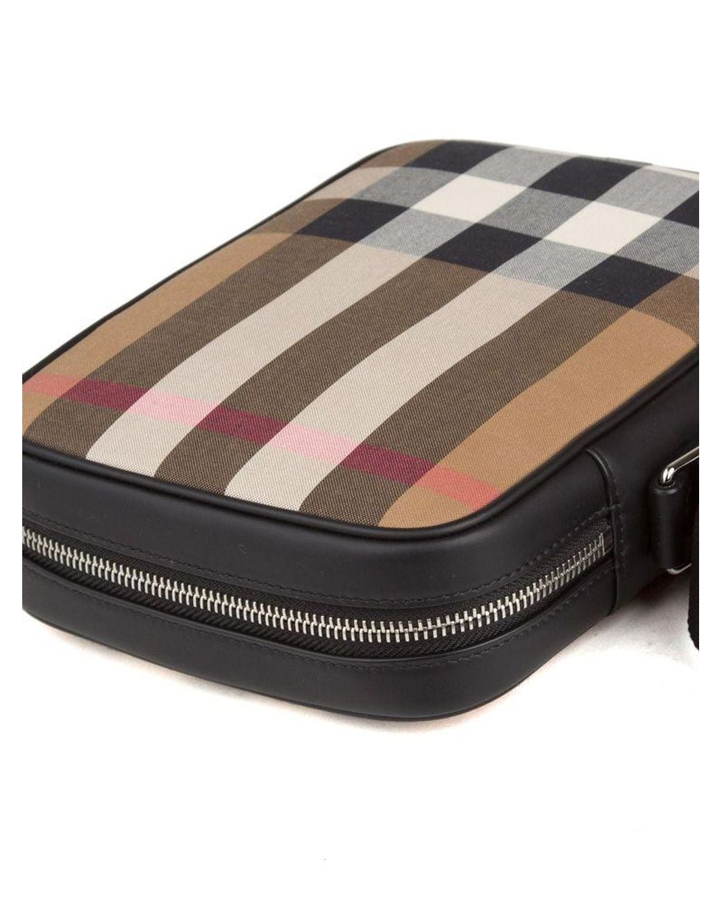 Burberry White Messenger Bag Cotton for men
