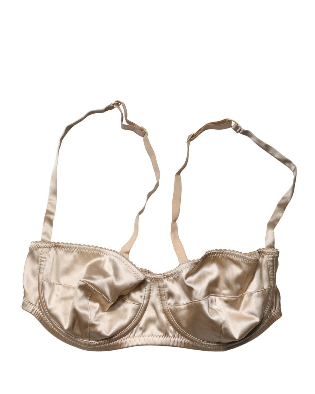 Dolce & Gabbana Metallic Dolce & Gabbana Semi-Pad Underwire Balconette Bra