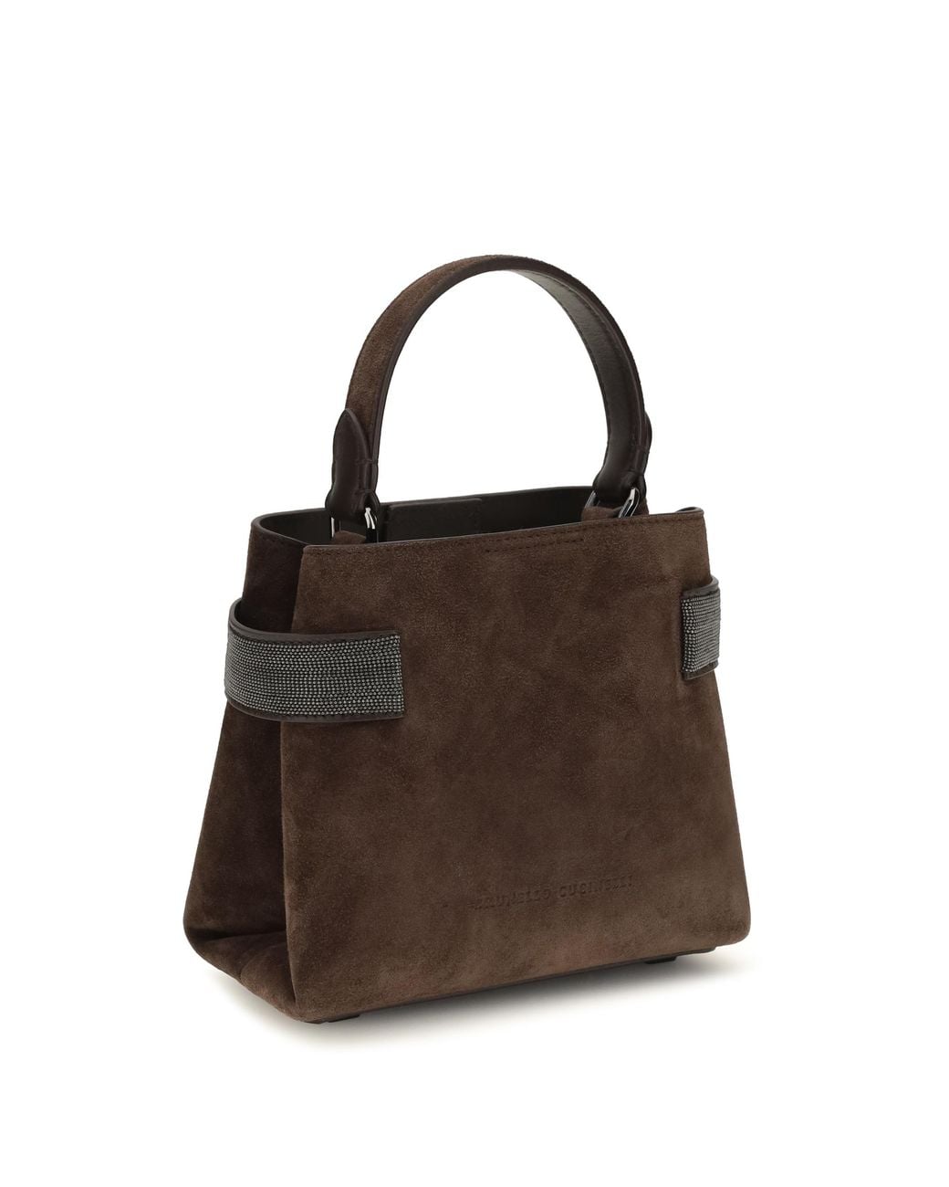 Brunello Cucinelli Brown Leather Handbag Calf Bag