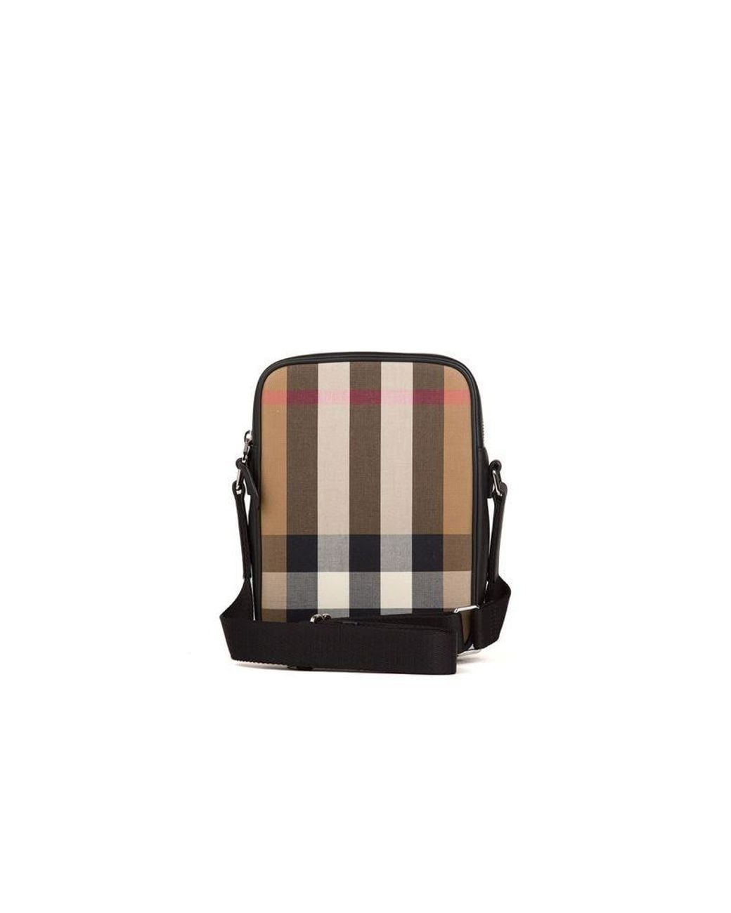 Burberry White Messenger Bag Cotton for men