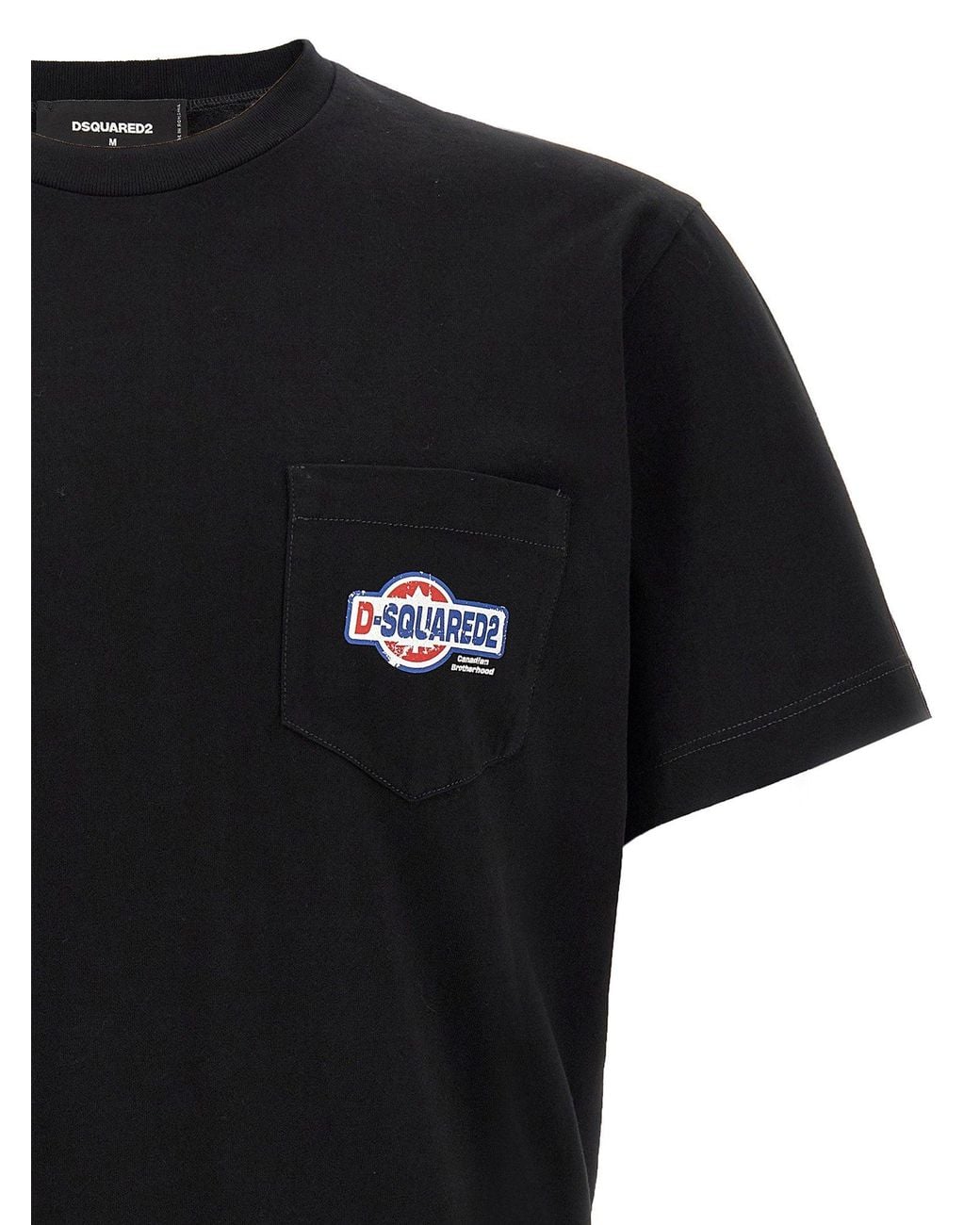 DSquared² Black Cool Fit Cotton T-Shirt