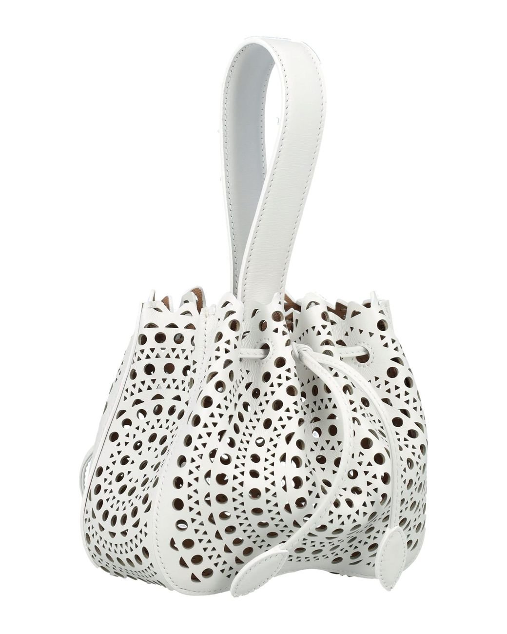 Alaïa Rose Marie Bag in White | Lyst