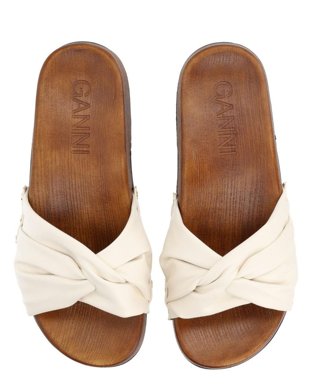 Ganni Brown Ganni Tia Fairy Clog