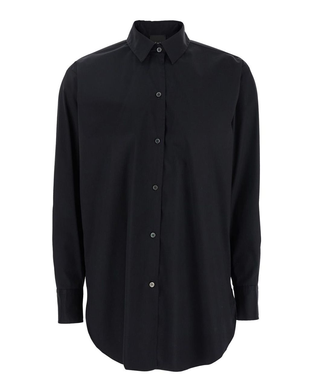 Le Plain Blue Shirt With Classic Collar