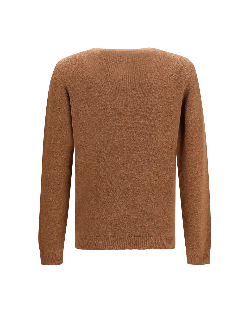 Roberto Collina Brown Wool And Camel Sweater for men