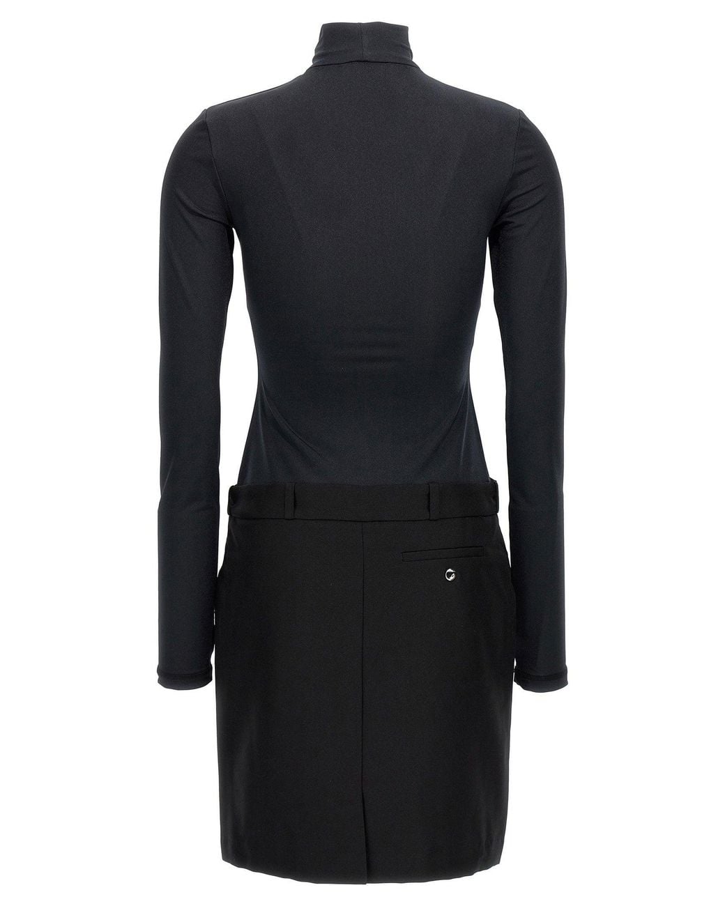 Coperni Black Hybrid Dress