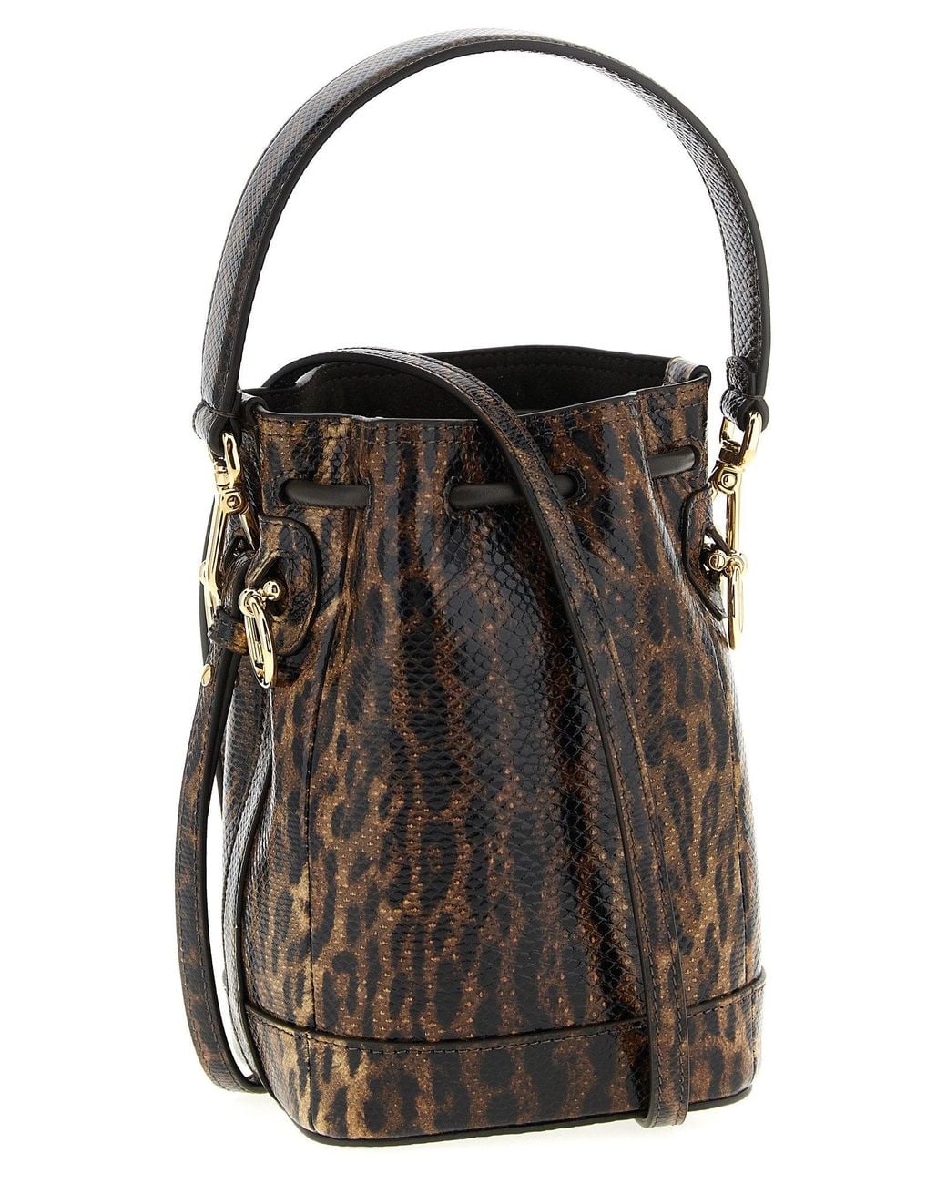 Fendi Black Mon Trésor Bucket Bag