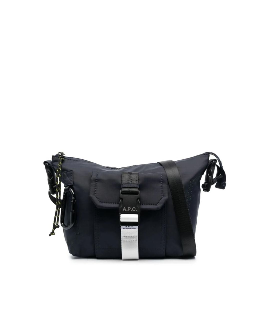A.P.C. Black Bum Bag Lucille Nylon Outer: Shoulder for men