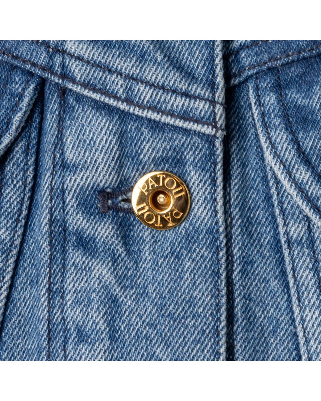 Patou Blue Iconic Denim Shaped Jacket