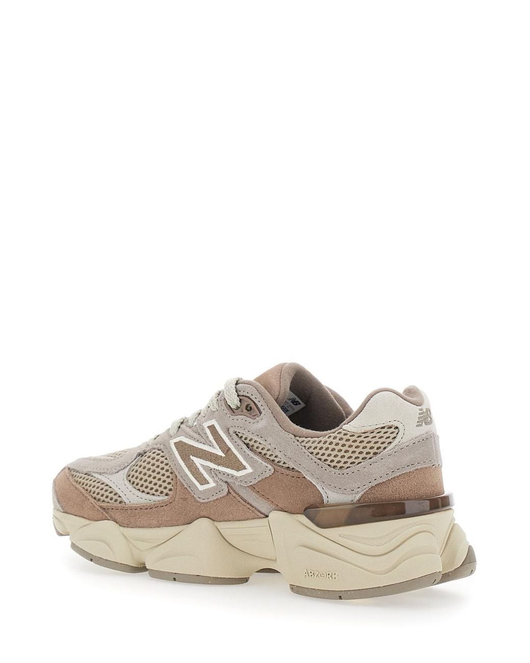 New Balance White Sneakers 9060 Synthetic/Textile for men