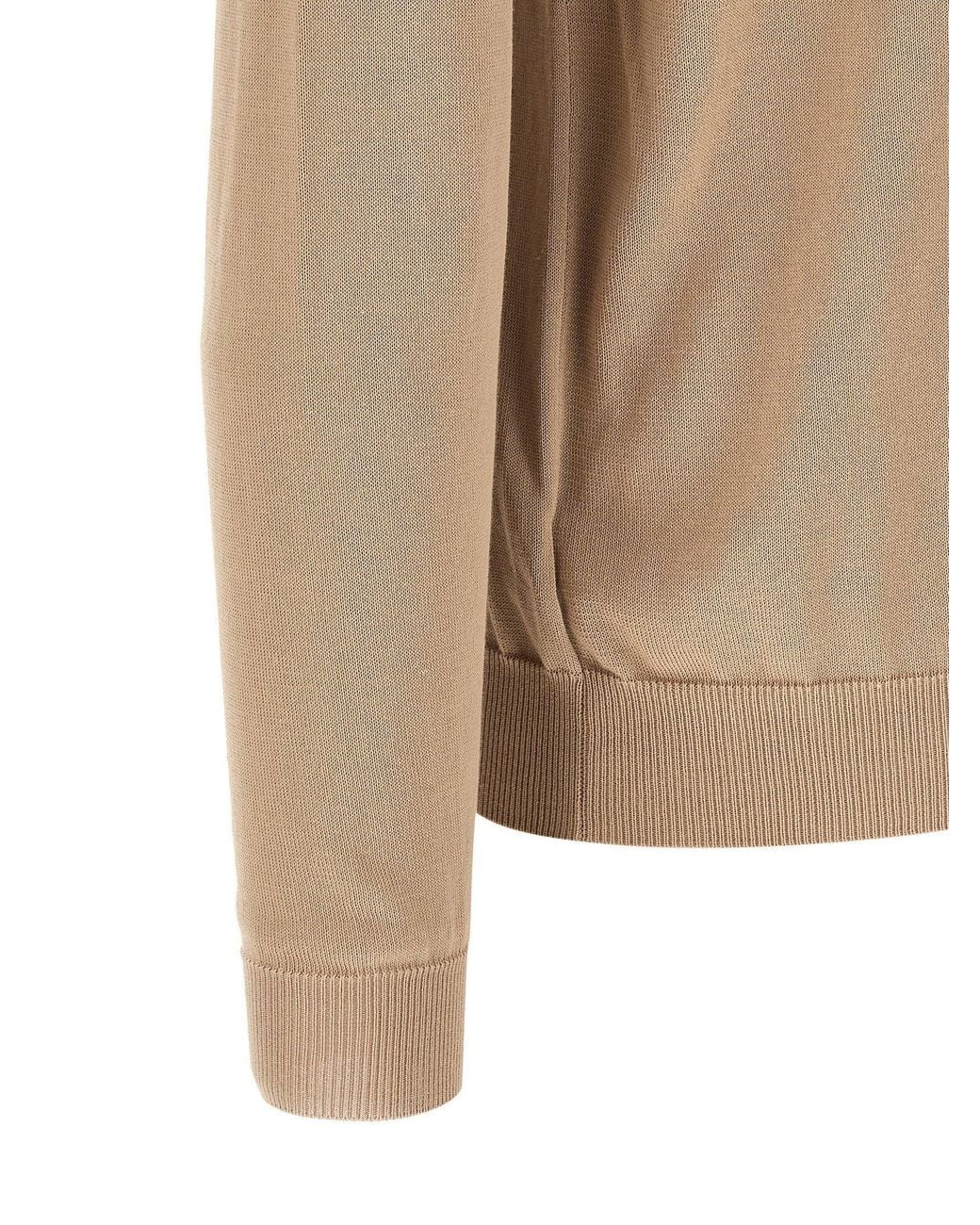 Zanone Natural Cotton Crew-Neck Sweater for men