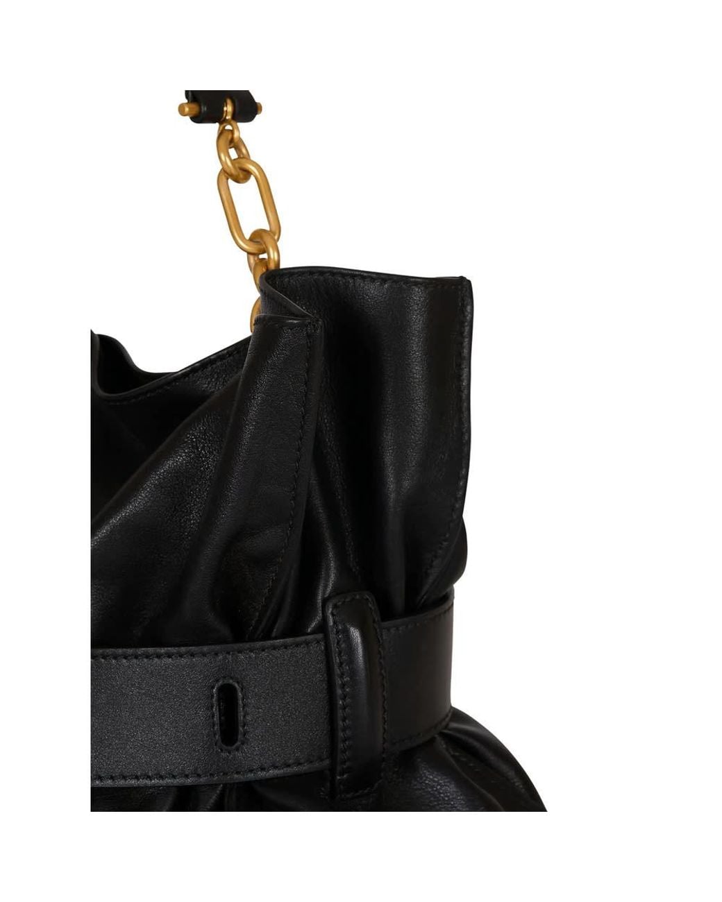 Balmain Black Shoulder Bags