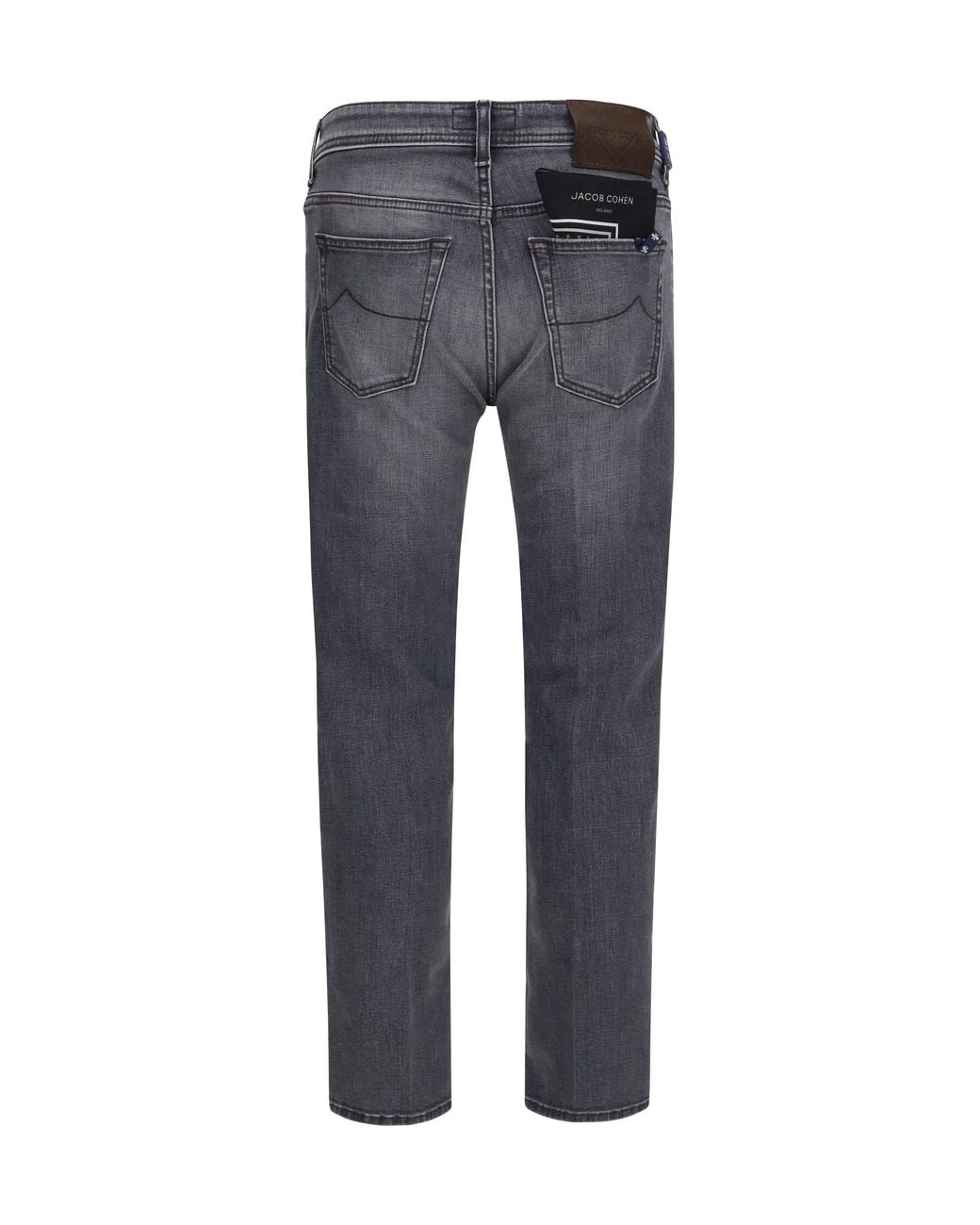 Jacob Cohen Gray Scott Denim Jeans Cotton; Elastane for men