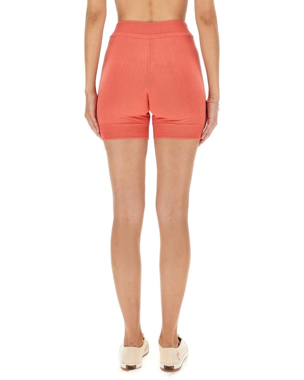 Vivienne Westwood Red Slim Fit Shorts Cotton