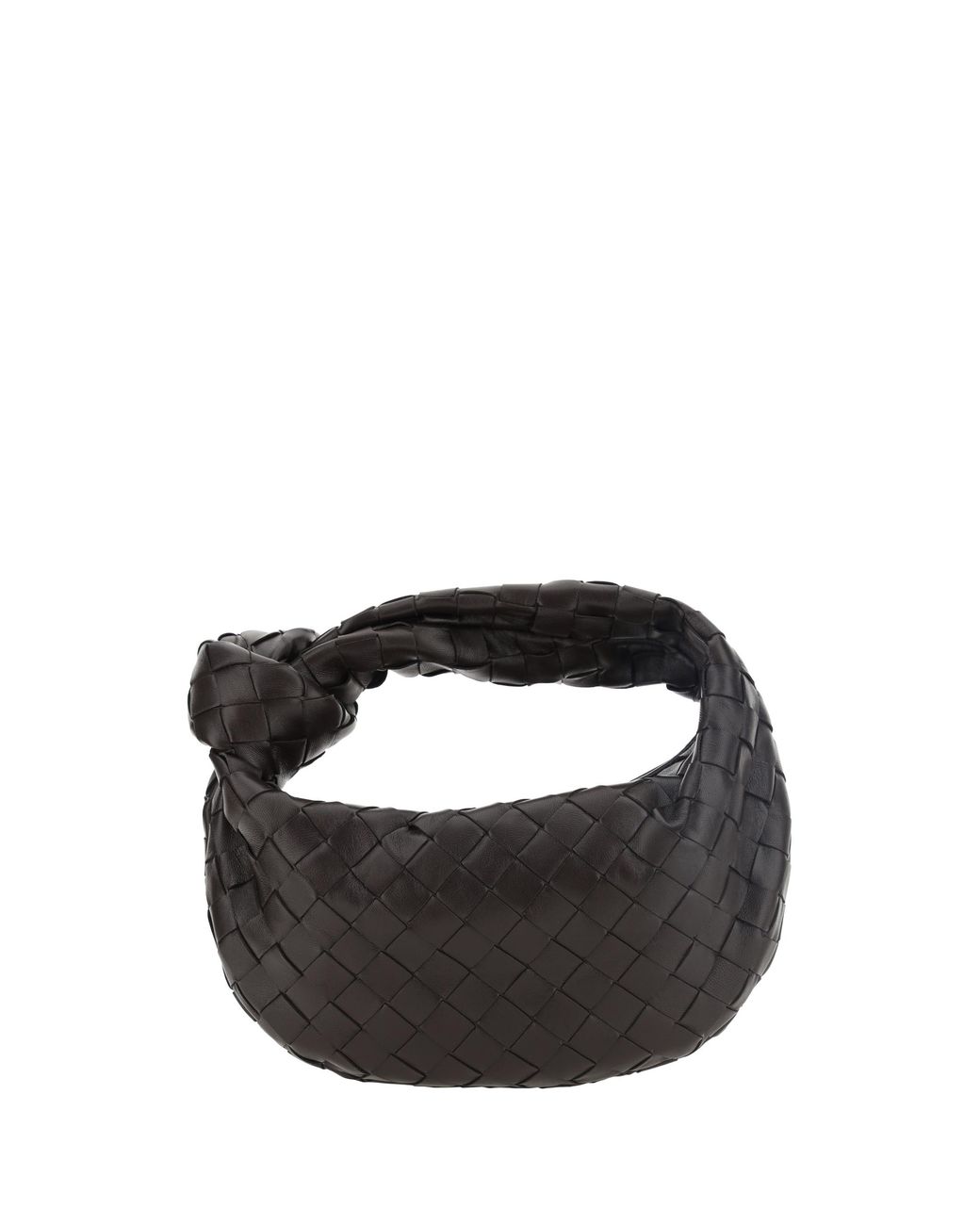 Bottega Veneta Black Mini Jodie Handbag Lambskin Shoulder Bags