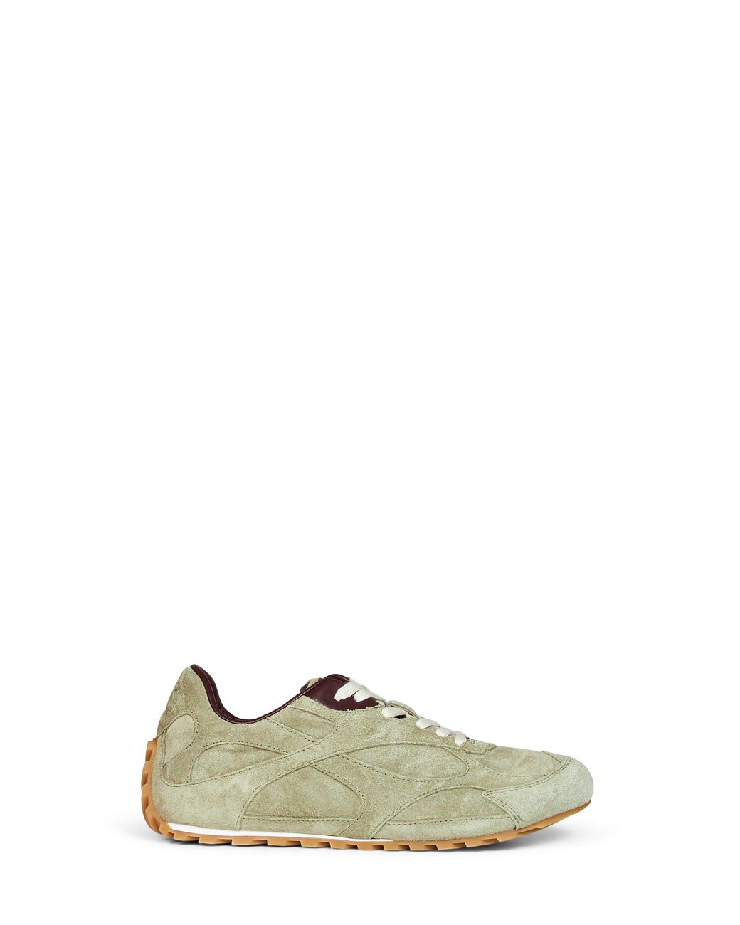 Bottega Veneta Green Low-Top Sneakers Orbit Flash Suede