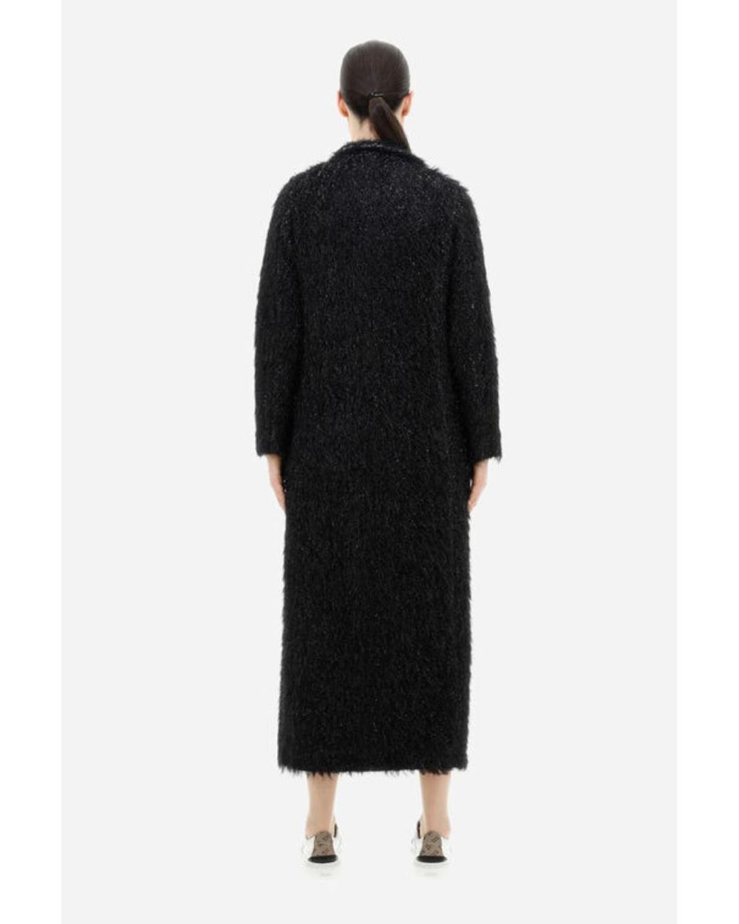 Herno Black Coat Sparkling Night,,Cream Clothing